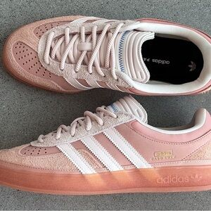 Adidas Women's Soft Pink Sneakers Bad Bunny x Gazelle Indoor